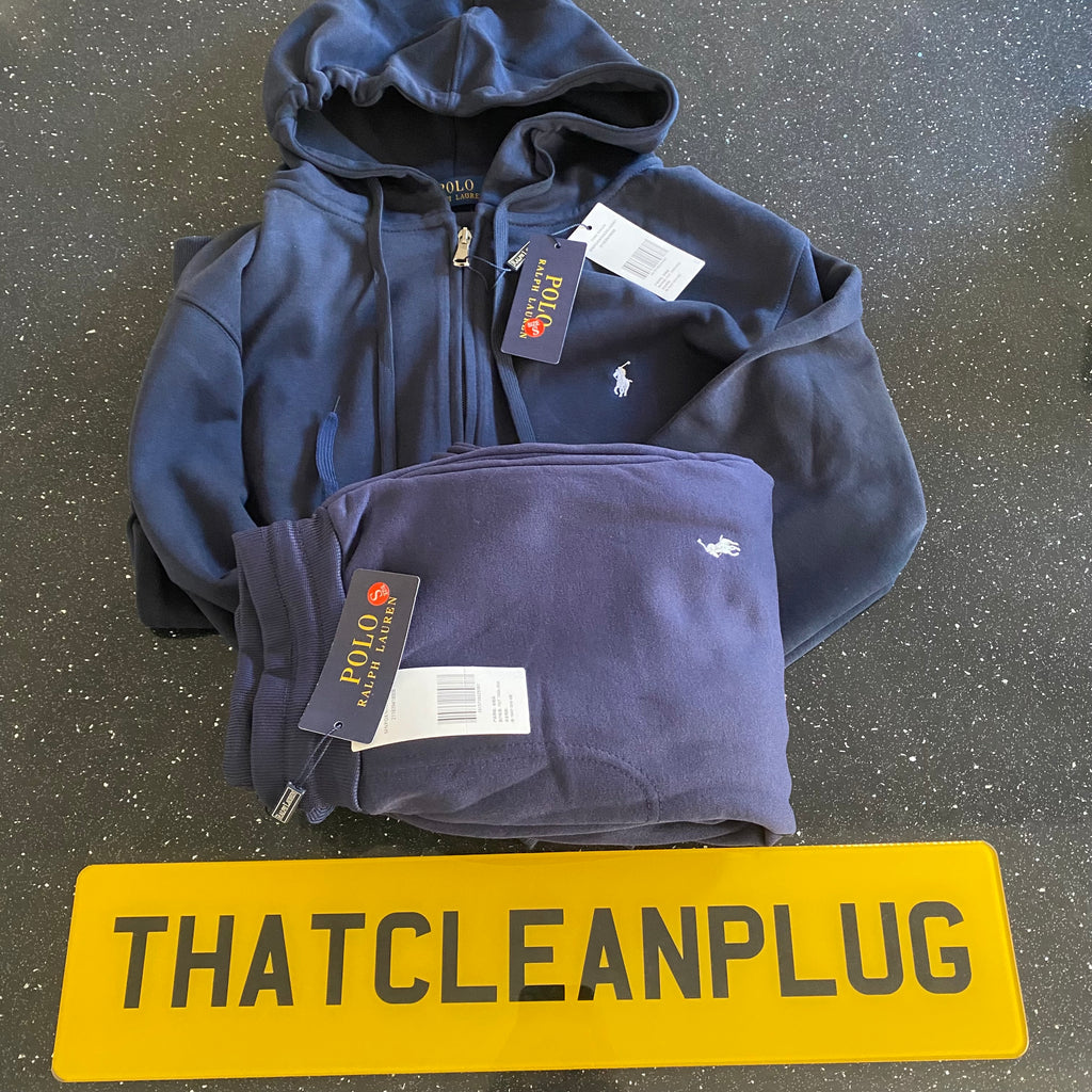 Navy Tracksuit (Go One Size Up) (Read Description)