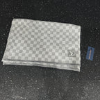 Grey Chequrred Scarf