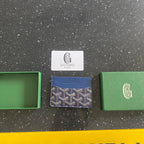 Royal Blue Card Holder with box