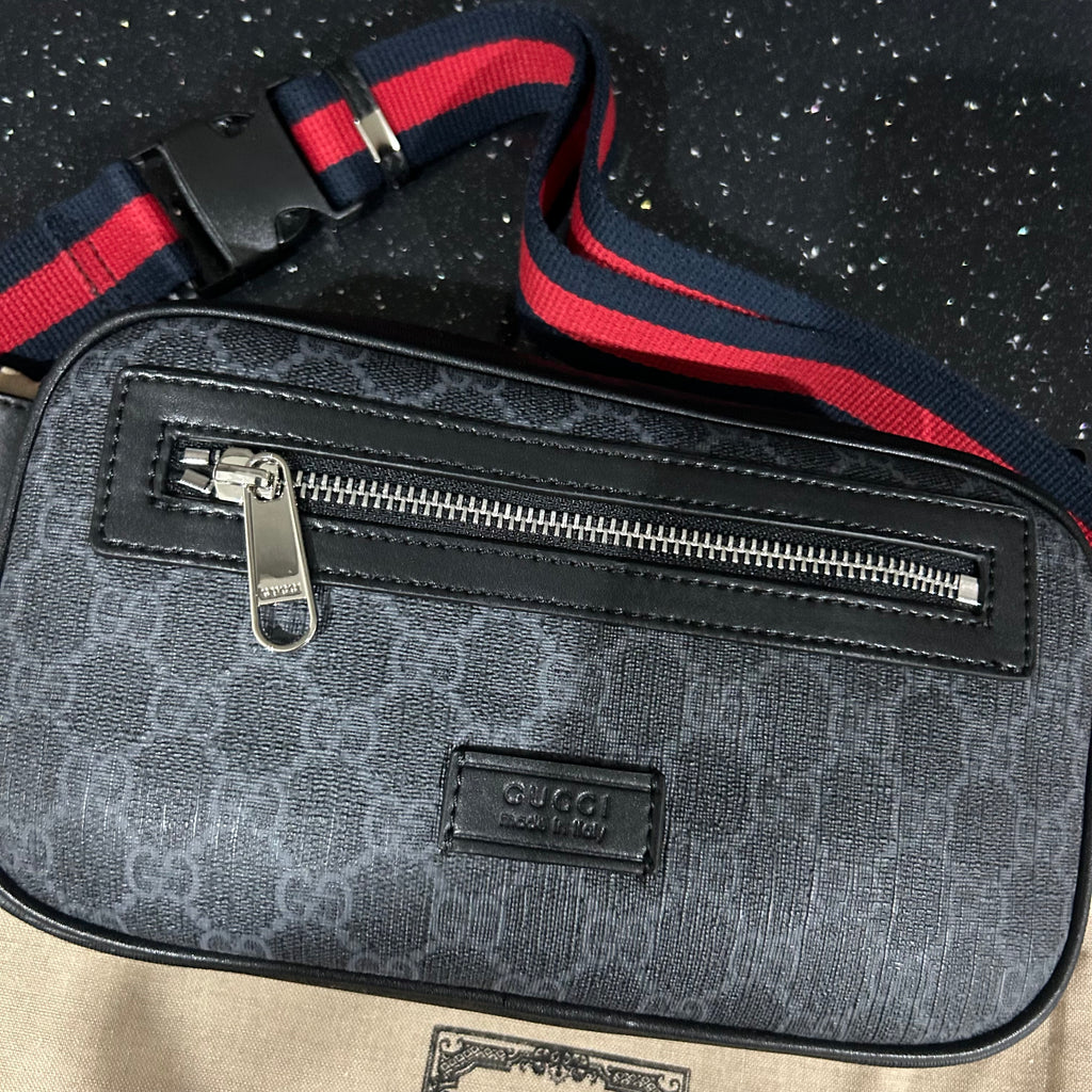 Black Belt Bag with dust bag