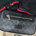 Black Belt Bag with dust bag