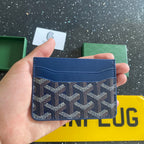 Royal Blue Card Holder with box