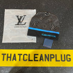 Black/Blue Monogram Beanie