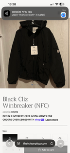 Black Cliz Winbreaker (NFC)