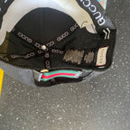 Beige Blue Flower Cap