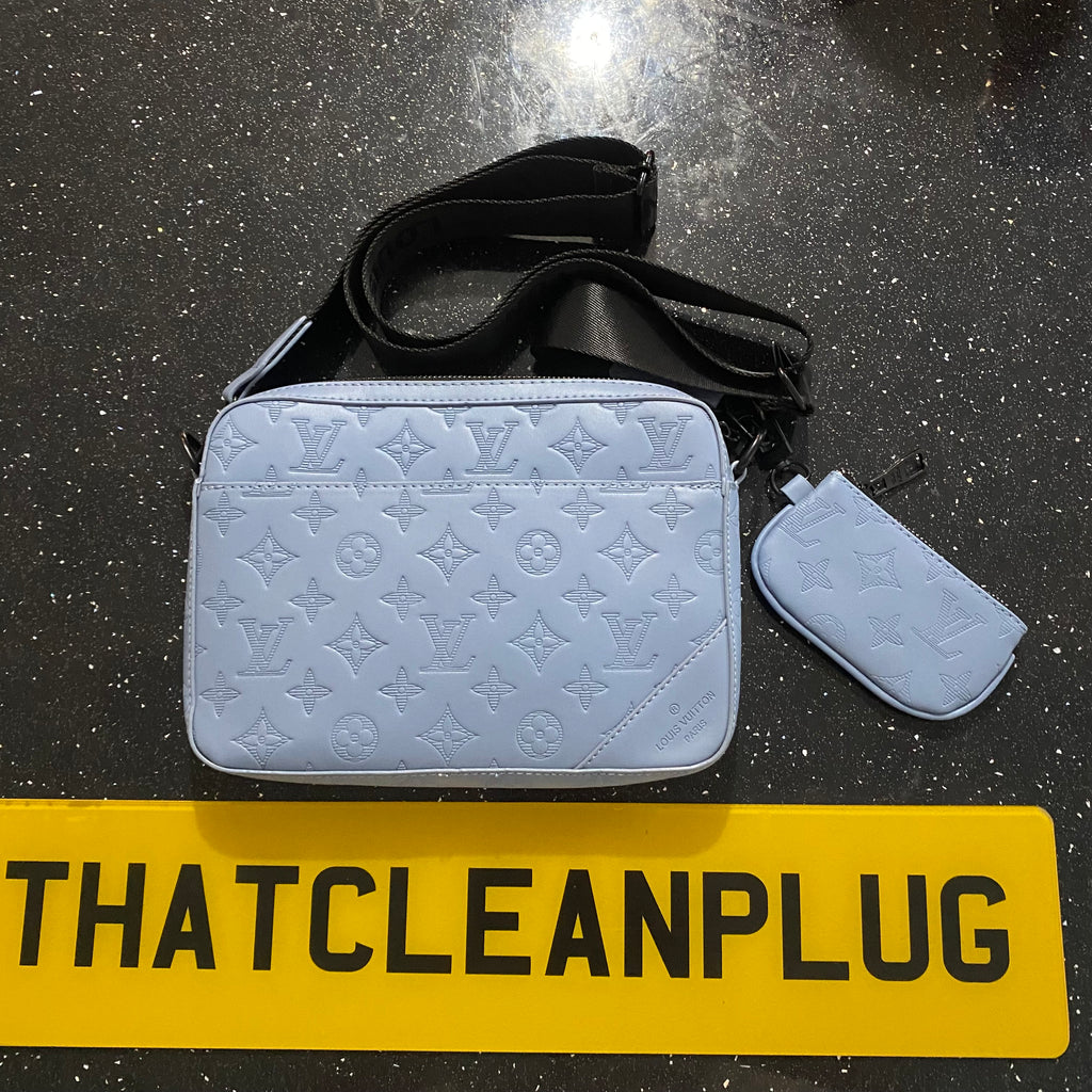 Baby Blue Messenger Bag