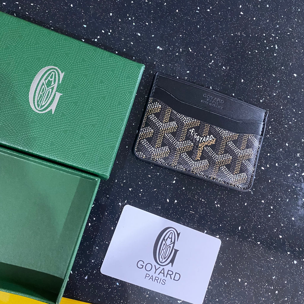 Black Card Holder with box