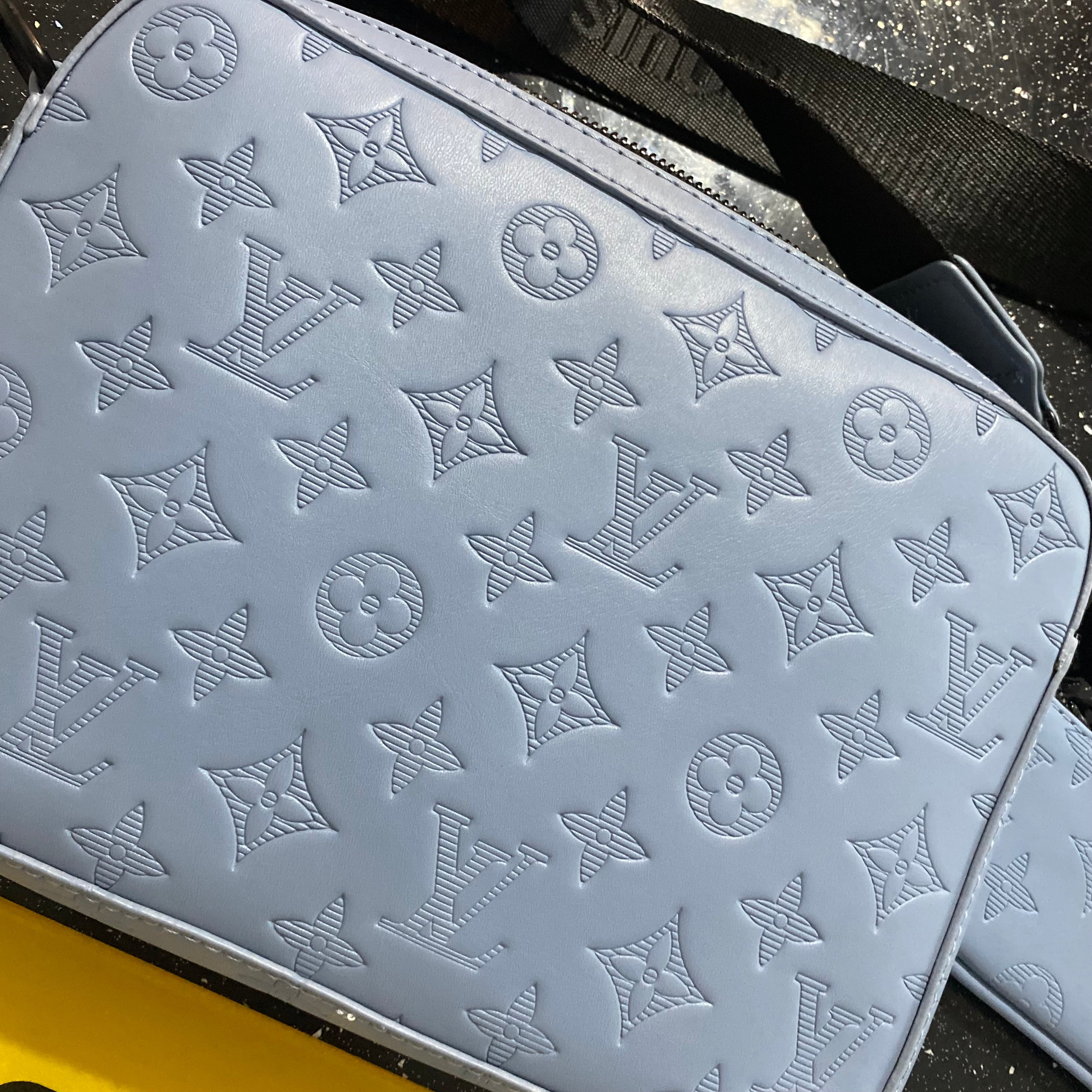 Baby Blue Messenger Bag